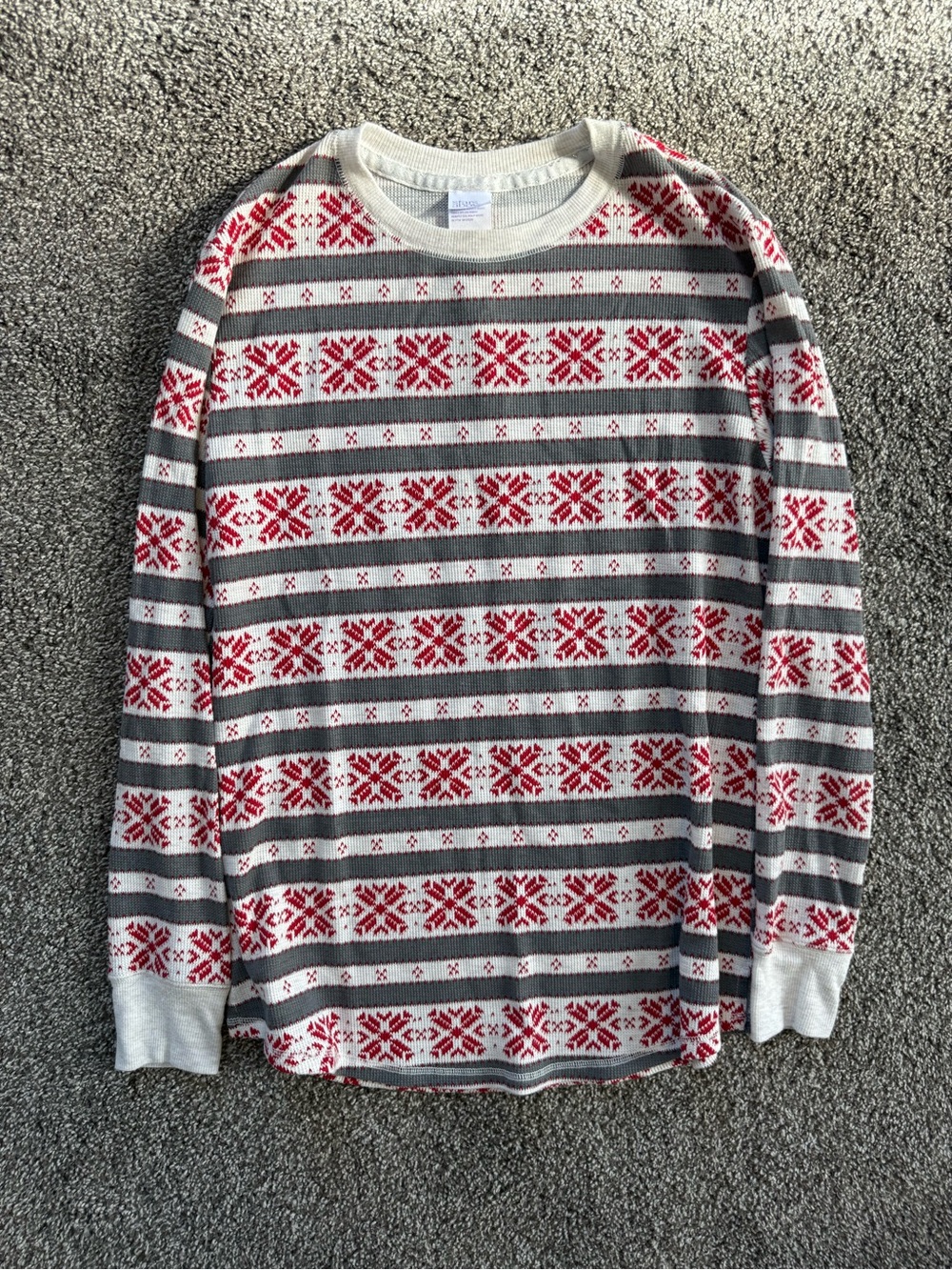 Stars Above Snowflake Thermal Top
